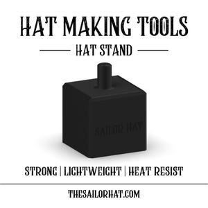 Hat Block Stand - Hat Making - Hand Tool - Millinery -