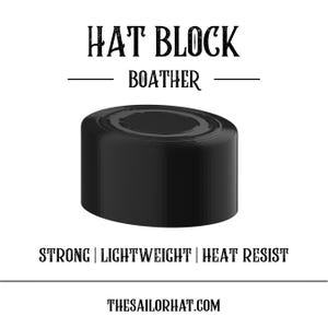 Hat Making Block-Telescope -BOATER -Fedora W/ presser - Size 52 to 64 -  Hat Blocks Millinery - Crown - Hat Making - Hat Mold