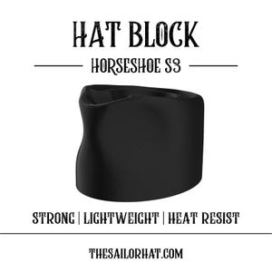 Cowboyhoed: fedora-hoed: hoefijzerstijl, maat 52-65 S3