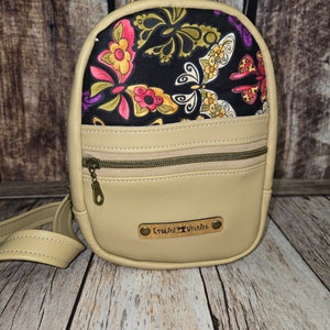 Mini Mochila Monedero Bandolera Tourista Bolso Pequeño Mariposas Cartera de Mujer