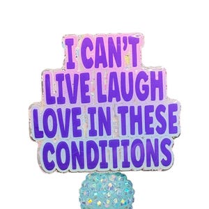 Live Laugh Love Badge Reel