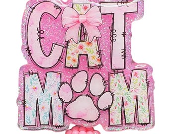 Cat Mom Badge Reel