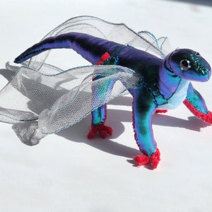 Iridescent Dragonfly Dragon Stuffed Toy Plushie Inspired by Wings of Fire image 1