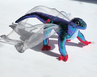 Iridescent Dragonfly Dragon Stuffed Toy Plushie Inspired by Wings of Fire