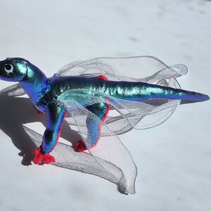 Iridescent Dragonfly Dragon Stuffed Toy Plushie Inspired by Wings of Fire image 5