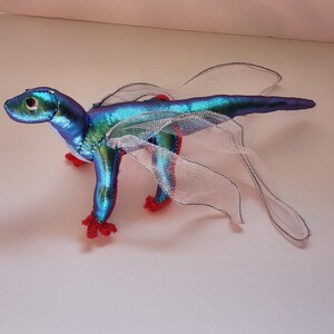 Iridescent Dragonfly Dragon Stuffed Toy Plushie Inspired by Wings of Fire image 9