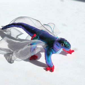 Iridescent Dragonfly Dragon Stuffed Toy Plushie Inspired by Wings of Fire image 4