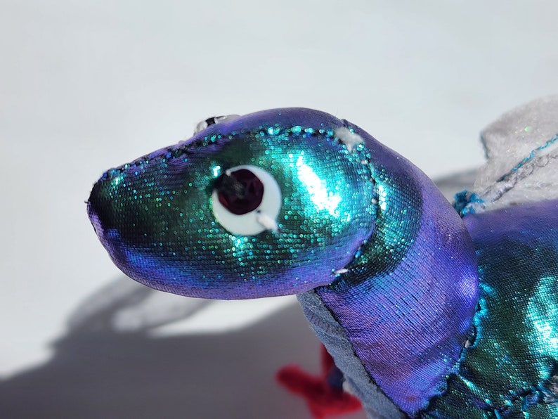 Iridescent Dragonfly Dragon Stuffed Toy Plushie Inspired by Wings of Fire image 6