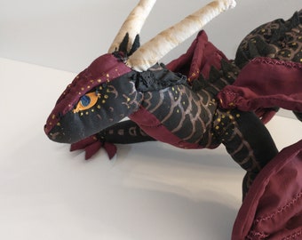 Freckly Fire Dragon Stuffed Plushie Inspired by Wings of Fire