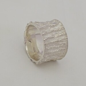 Hand Made Ring Sterling Silver 925.Unisex Ring.Alternative. Silver Designer Ring