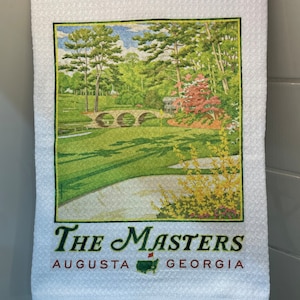 The Masters Poster Kitchen Towel