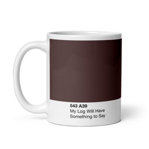 Taza My Log tendrá algo que decir - Twin Peaks - Muestra de color marrón