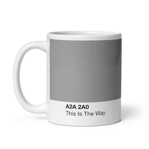 This Is The Way - Star Wars Mandalorian - Grijze verf kleurstaal mok