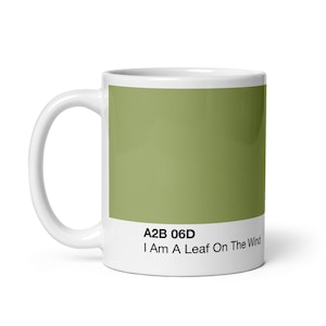 I Am A Leaf On The Wind - Serenity - Firefly - Kleurstaal mok, groen