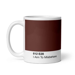 I Aim To Misbehave - Firefly - Kleurstaal mok, bruin
