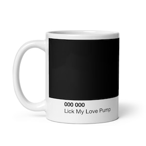 Lick My Love Pump - Spinal Tap - Taza de muestras de color, color negro