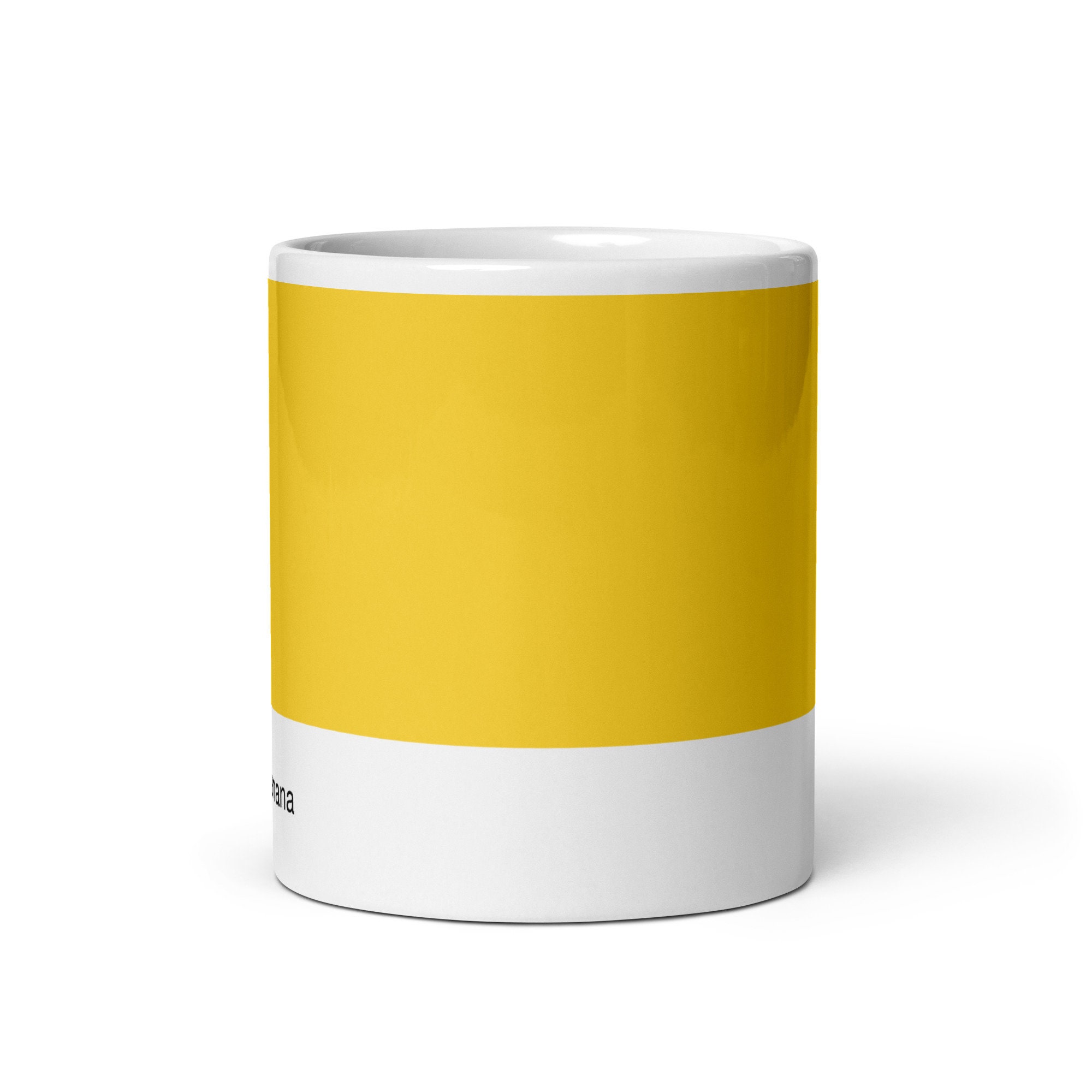 Rejected Color I Am A Banana Rejected Color Swatch Mug, Yellow - Etsy