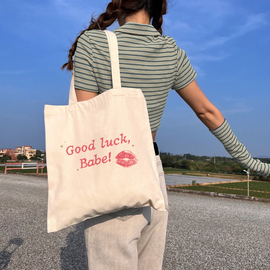 Good Luck Babe Roan Tote Bag Chappell Roan Chappell Roan Merch, Chappel