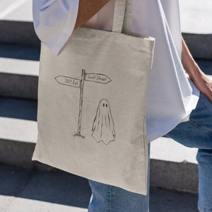 Pheobe Bridgers Scott Street Tote Bag | Pheobe Bridgers Merch, Pheobe Bridgers Gift, Scot Street merch, Boygenius, boygenius merch