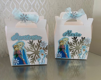 Frozen Themed Party/Food Boxes | Children’s Party Box | Kids Personalised Party Boxes | Frozen Theme Goody Box | Frozen Theme Birthday Party