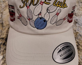 300 club bowling hat