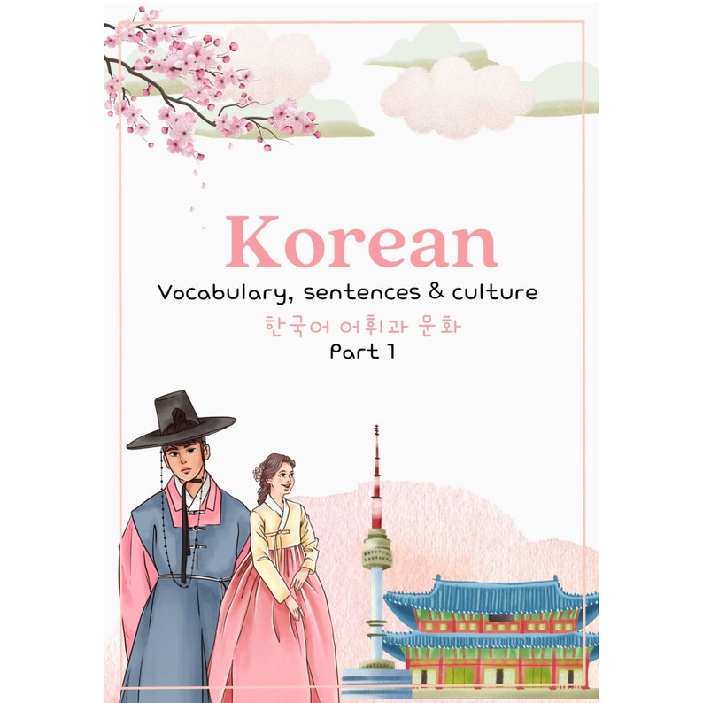 Korean Book, Korean Booklet, Learn Korean, Korean PDF, Korean