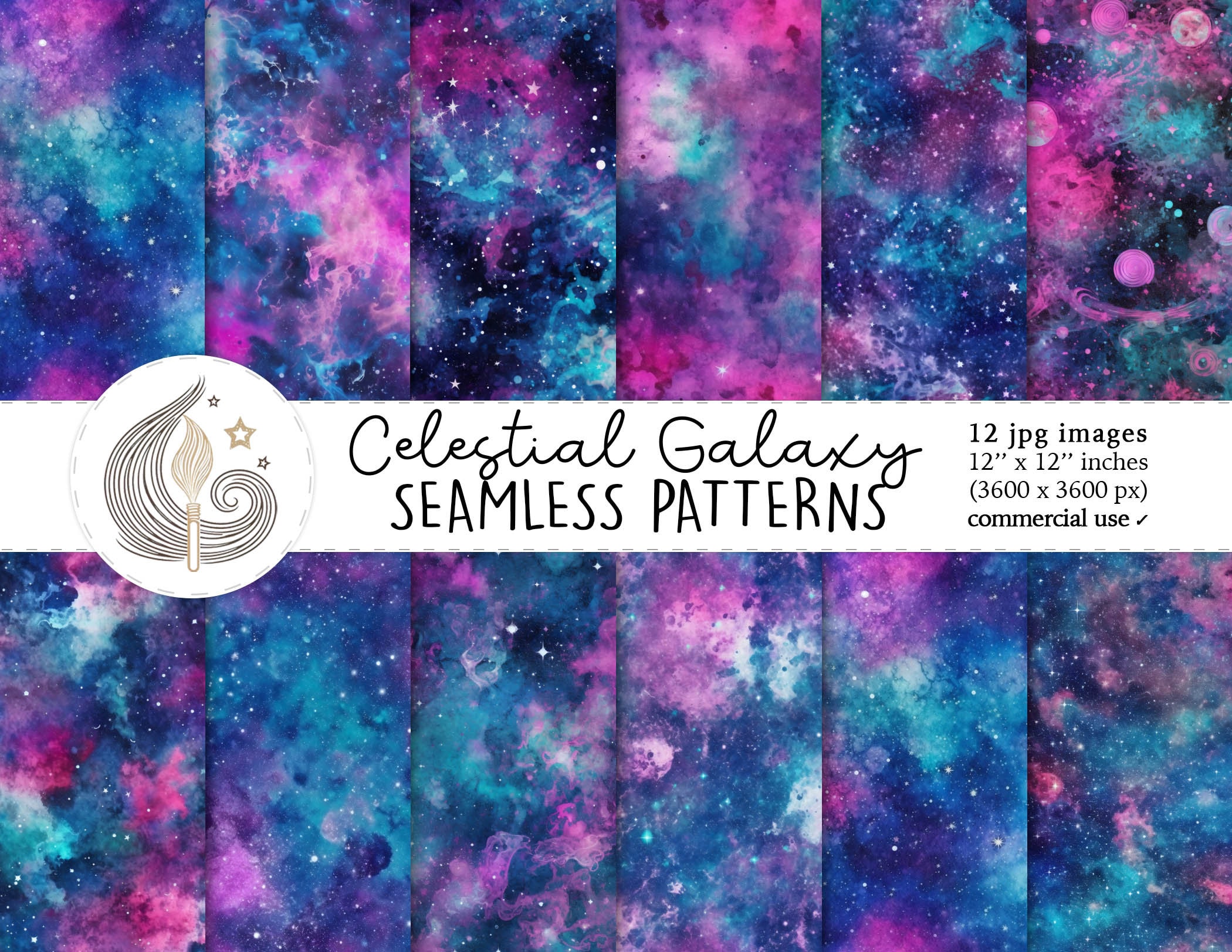 Purple galaxy background - Etsy België, image size:2100x1623