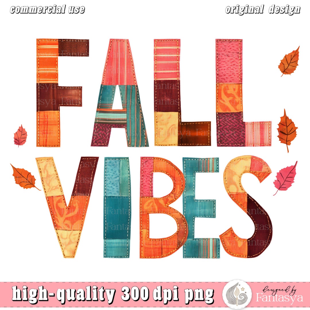 Retro Fall Vibes PNG: Autumn Sublimation Design (digital Download) - Etsy
