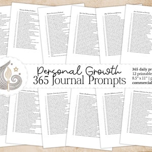 Crescita personale e potenziamento / 365 spunti per il diario / Auto-scoperta e consapevolezza / Riflessioni stampabili e spunti per il benessere
