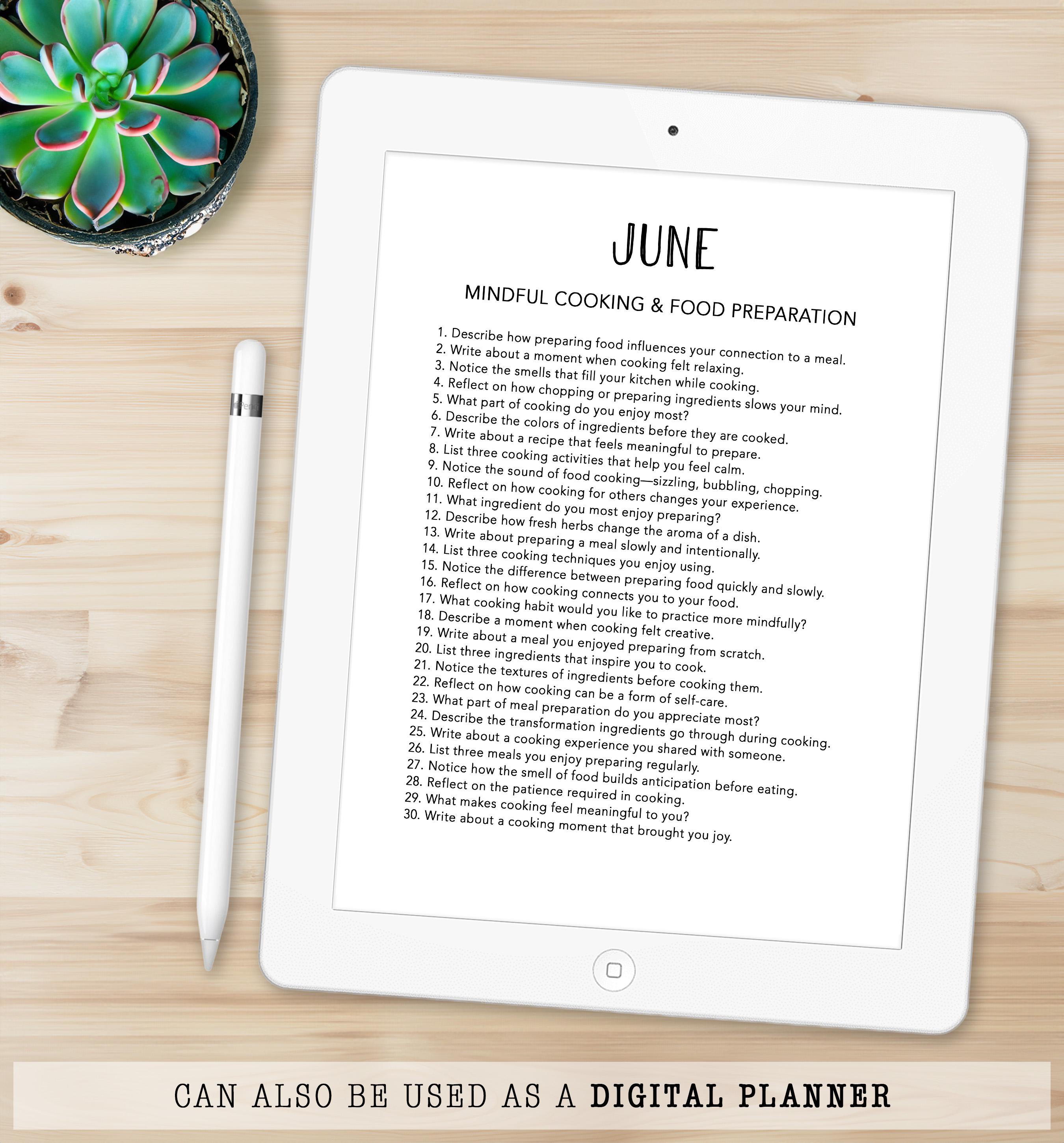 Mindful Eating Journal, 365 Guided Reflection Entries for Food ...
