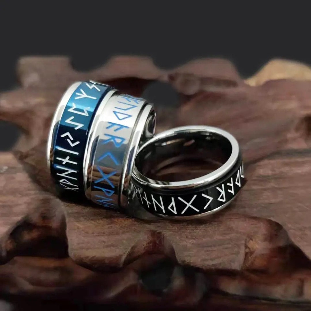 Mythology Rings Norse Mythology Viking Rings by Alphaempire Diamanté, Viking Ring ...