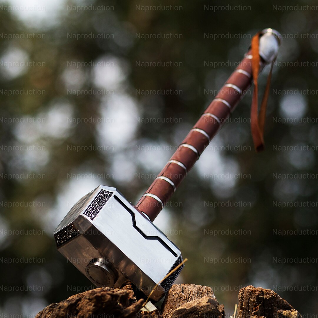 Mjolnir Hammer Thor Hammer Replica Metal Hand Hammer Handmade