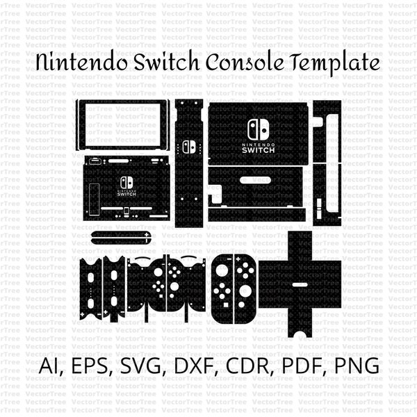 Nintendo Switch Skin Cut File - Etsy