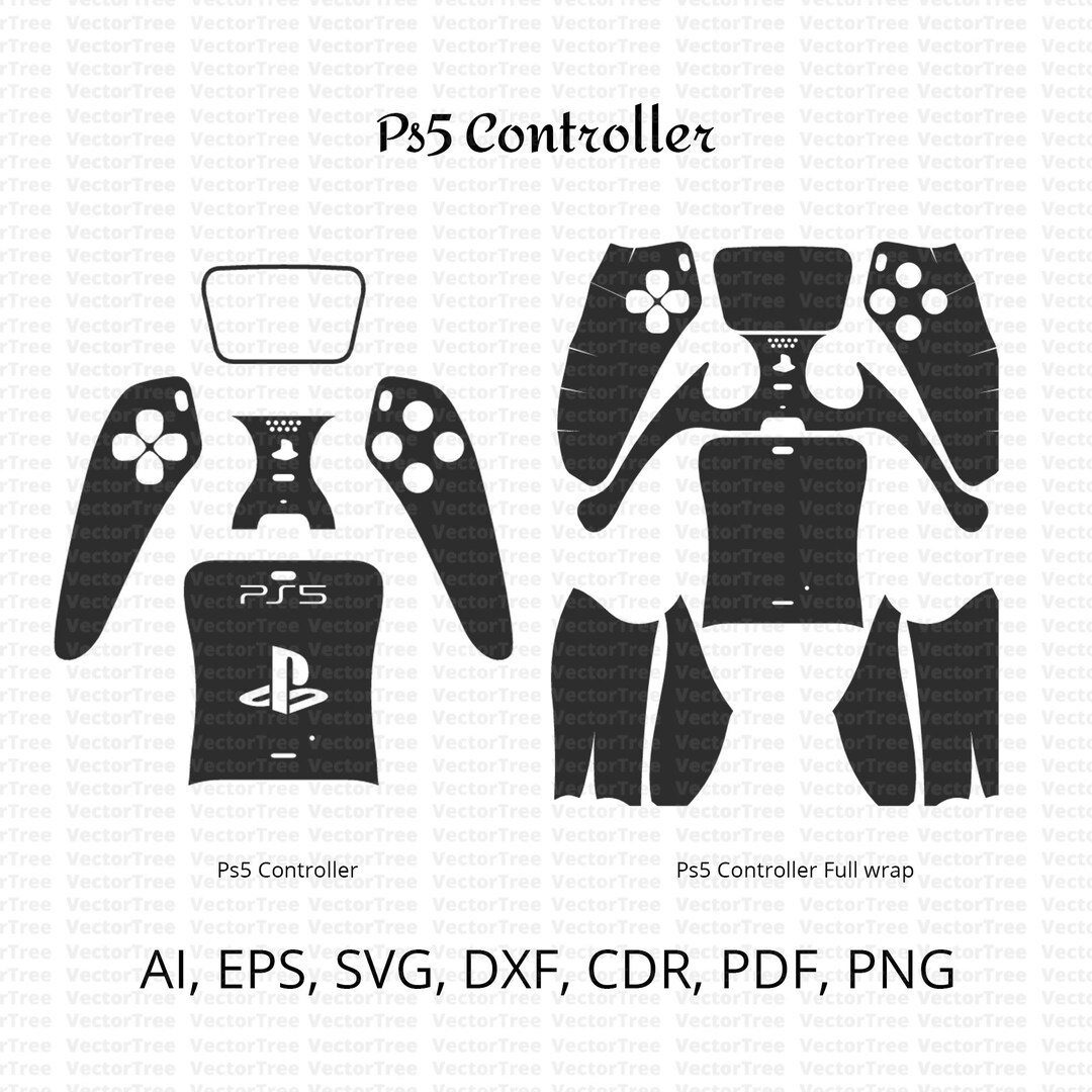 Ps5 Controller Vector Cut File Cutting File for Cricut Etsy