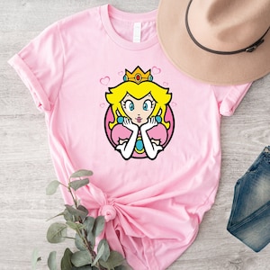 Princess Peach Shirt Princess Peach Nintento World Shirt - Etsy