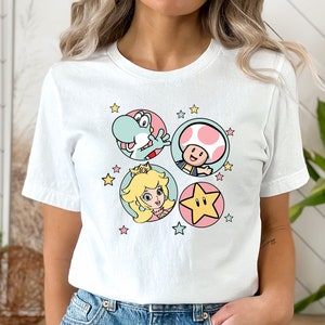 Princess Peach Shirt, Princess Peach And Friends Shirt, It’s Peach Time Shirt, Super Mario Shirt, Mario Characters, Nintendo Princess Tee