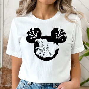 Dumbo Mickeyhead  Shirt, Dumbo Snack Tee, Dumbo Mickey Ears Shirt,Dumbo Shirt, Disneyworld Dumbo Shirt, Disneyland Dumbo Tee, Vintage  Dumbo