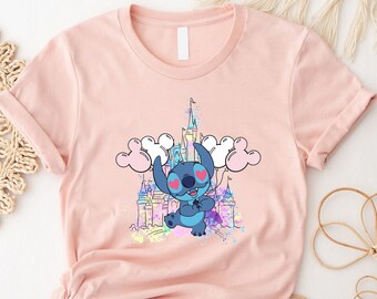 Lilo and Stitch Shirt,  Disney Stitch Balloon Shirt, Disney Trip Shirt, Cute Stitch Shirt, Family Vacation Shirt, Lilo and Stitch,Disney Tee