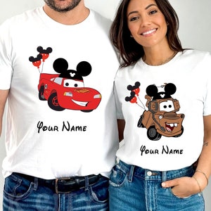 Disney Cars Shirt, McQueen Shirt, Cars Shirt, Personalized Cars Shirt, Disney Cars Family Matching Shirt, Cars Pixar Shirt, Tow Mater Shirt