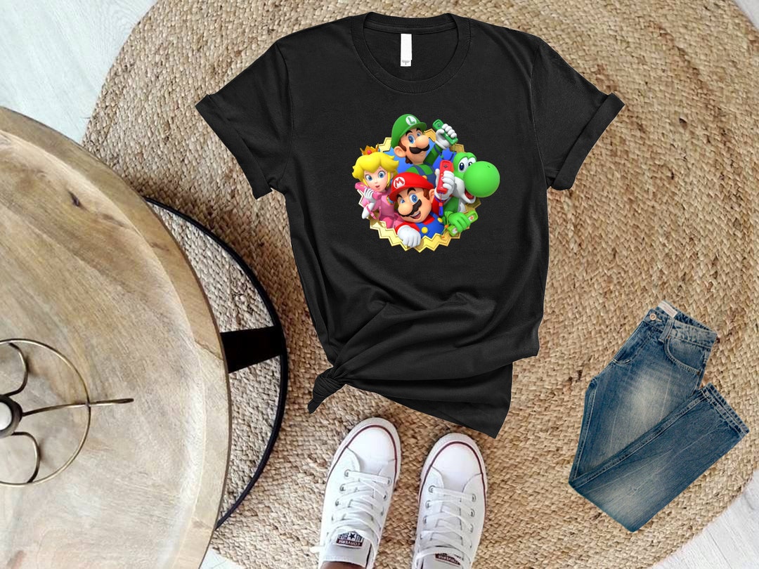 Mario Bros Shirt Nintento World Shirt Super Mario Friends - Etsy