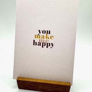 Carte postale "Tu me rends heureux"