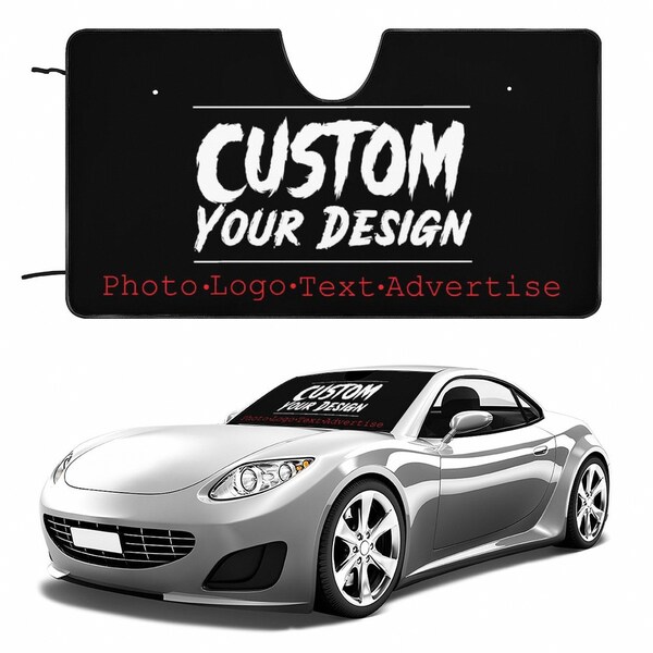 Custom Car Sun Shade Etsy