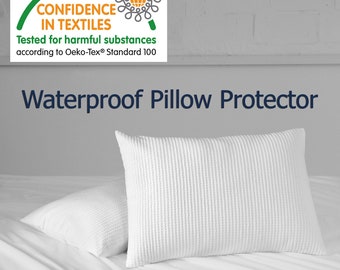 Waterproof Pillow Protector 50x70 cm: 3D Hypoallergenic Cover