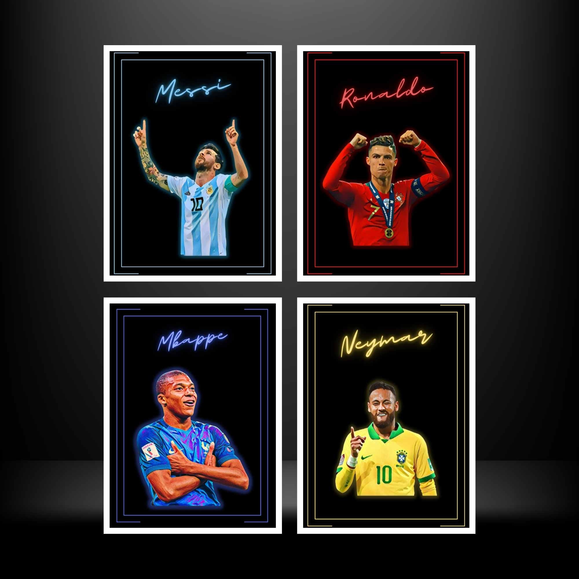 Mbappe And Leo Messi And Neymar Jr Moon Legend Soccer T-Shirt - Guineashirt  Premium ™ LLC