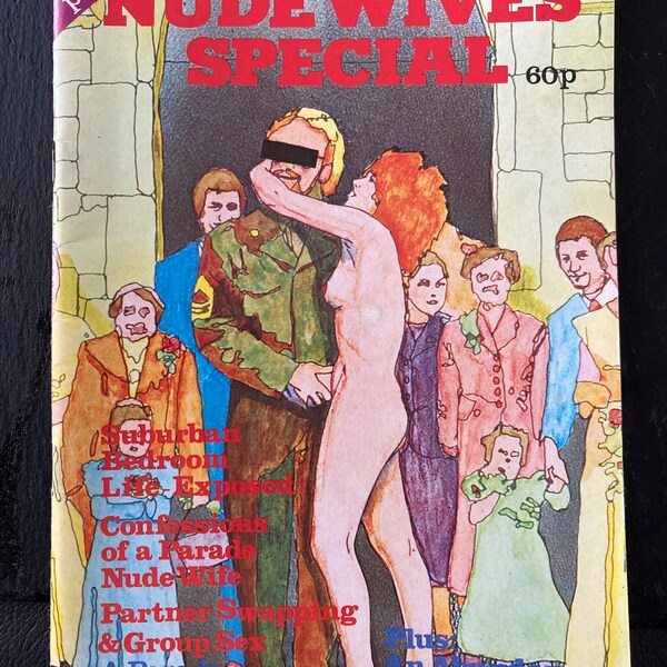 PARADE nude wives special vintage adult erotica glamour magazine contact 1970s 1980s