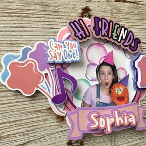 Ms Rachel custom cake topper/ Ms rachel cake topper/ custom cake topper