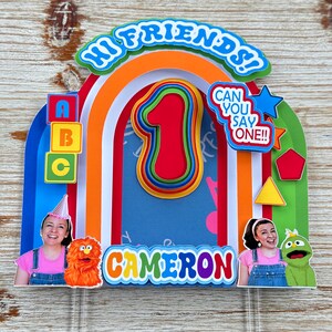 Ms. Rachel Inspired Birthday Cake Topper|/ Ms Rachel Inspired ...