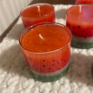 Watermelon candle