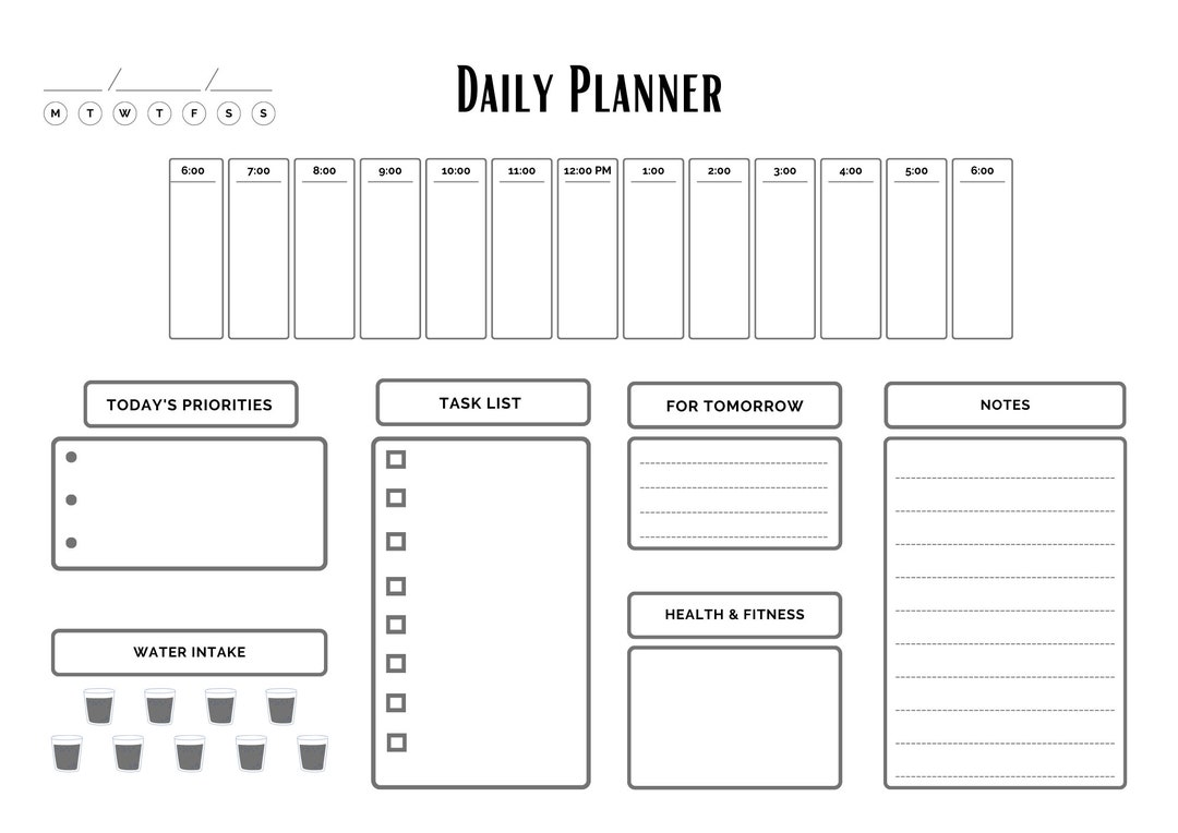 Customizable Printable Daily Planner Digital Download Etsy customizable-printable-daily-planner-digital-download-etsy
