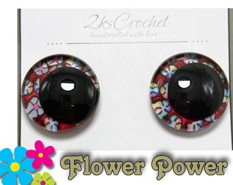 Flower Power | Multicolor Flower Safety Eyes for Plushies Stuffies Amigurumi